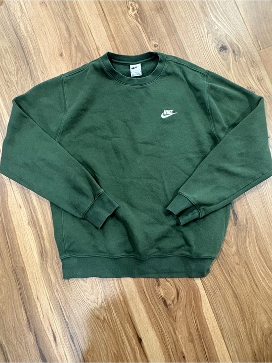 Nike Other - Nike Men’s Dark Green Crewneck Sweatshirt with White Logo
